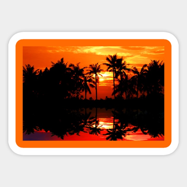 Golden sunset Sticker by Insignis